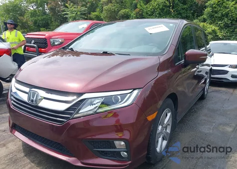 2020 Honda Odyssey Ex-L/Ex-L W/Navi Res из США, поврежденный, VIN 5FNRL6H79LB036892